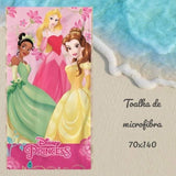 Toalha de praia Princesas Disney