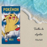 Toalha de praia Pikachu #025 Pokémon